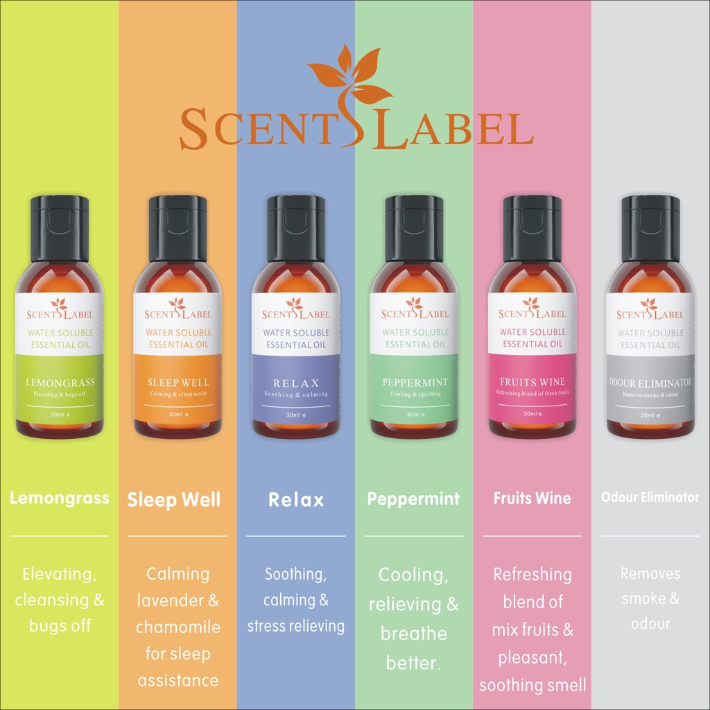 120ml Water Soluble Essential Oil | ScentsLabel - The Sense House 