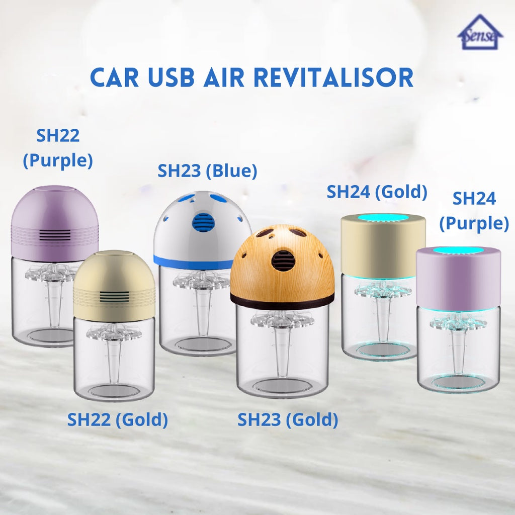 [ Bundle Deal ] Car Air Revitalisor + SENSE Water Based Essential Oil - The Sense House 
