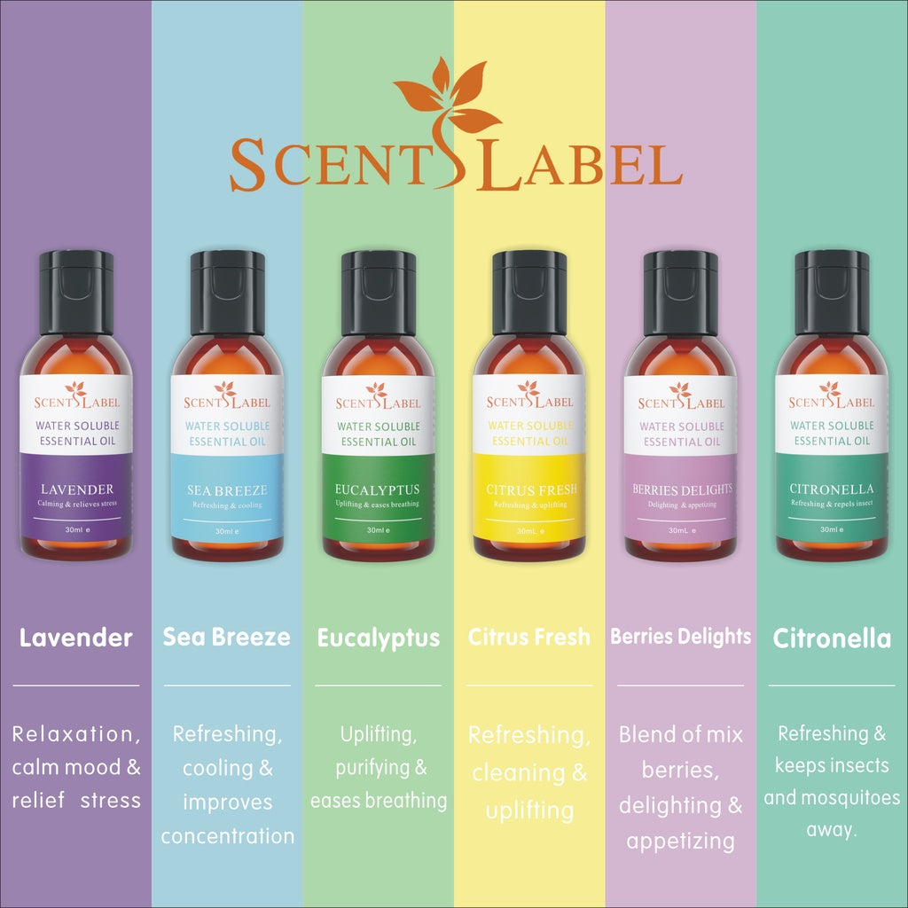 120ml Water Soluble Essential Oil | ScentsLabel - The Sense House 