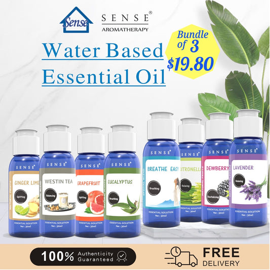 30ml SENSE Water Based Essential Oil - The Sense House 
