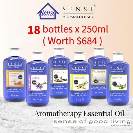 Buy 12 get 6 FREE Water Based Essential Oil 250ml - The Sense House 