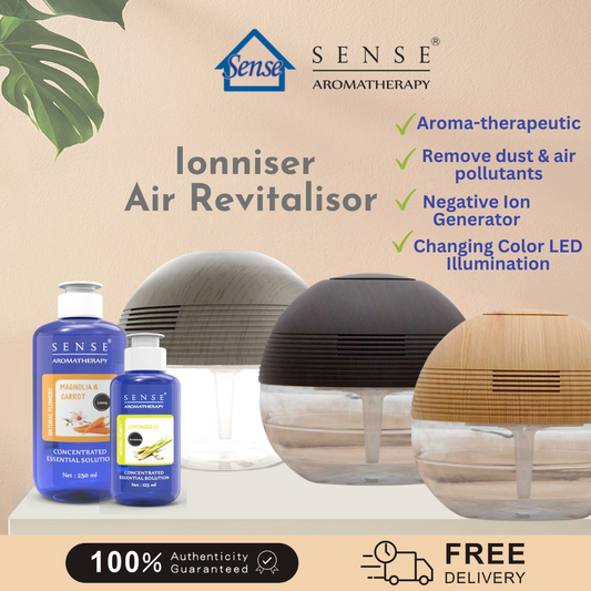 [Bundle Deal] Ioniser Air Revitalisor SH82 + Essential Solution - The Sense House 