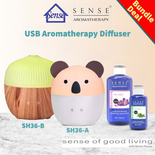USB Aroma Diffuser SH36 | Sense Aromatherapy - The Sense House 