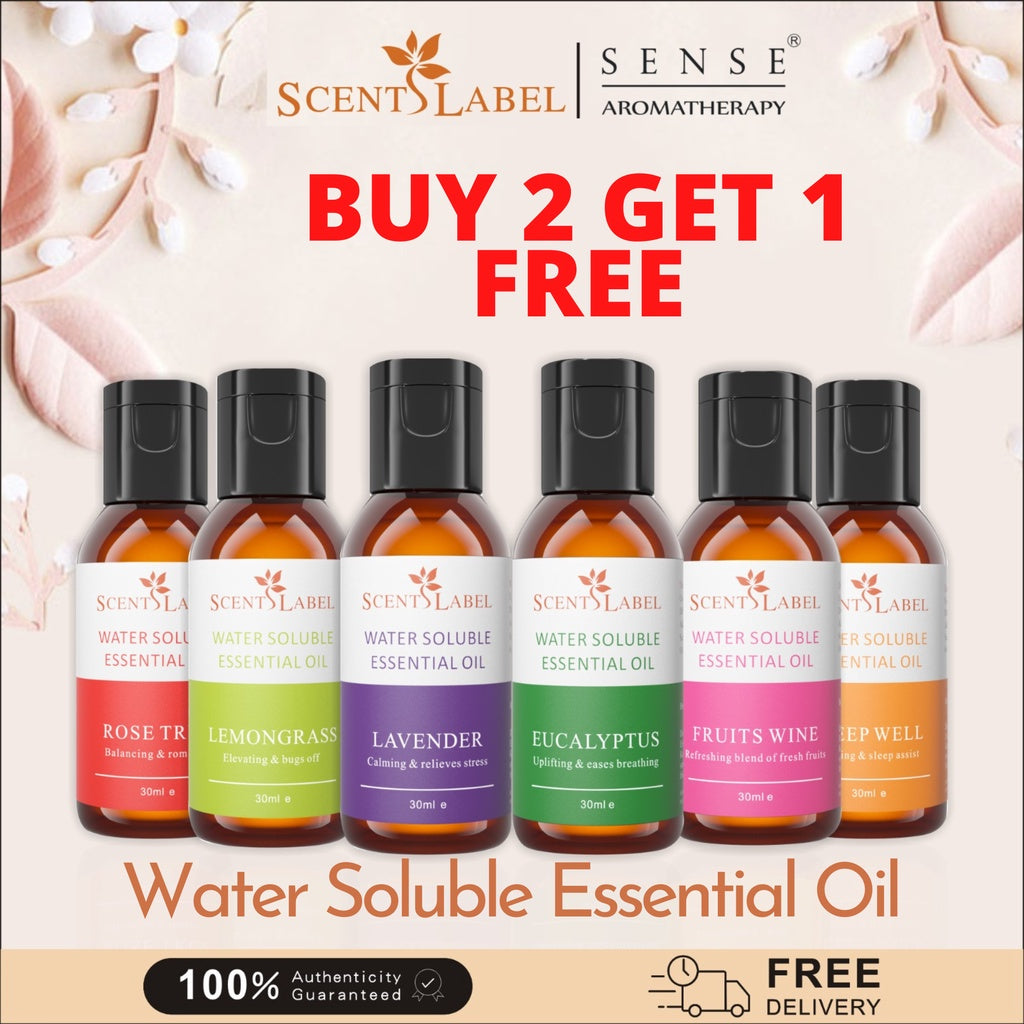 [PROMOTION] Water Soluble Essential Oil 30ml | ScentsLabel - The Sense House 